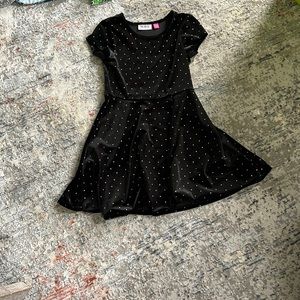 2 Children’s Place black velvet dresses